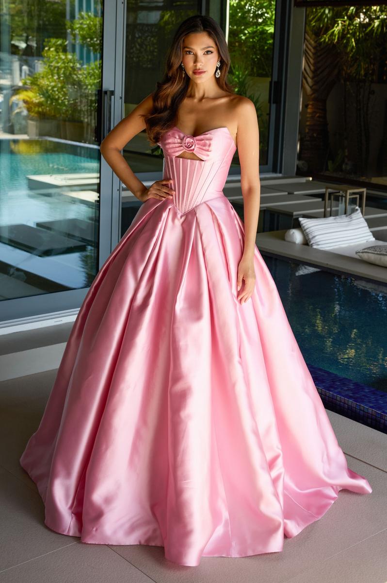 Ava Presley Cut-Out Ballgown Prom Dress 47223