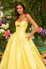 Ava Presley Cut-Out Ballgown Prom Dress 47223