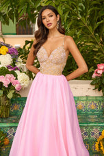 Ava Presley Low Back Ballgown Prom Dress 47243