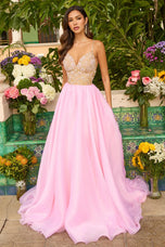 Ava Presley Low Back Ballgown Prom Dress 47243