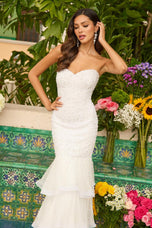 Ava Presley Layered Ruffle Prom Dress 47251