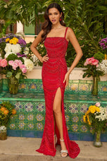 Ava Presley Square Neckline Prom Dress 47259