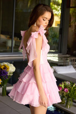Ava Presley Soft Chiffon Ruffle HoCo Dress 47320