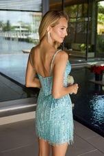 Ava Presley Illusion Corset Homecoming Dress 47339