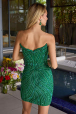 Ava Presley Tight Beaded Homecoming Dress 47344