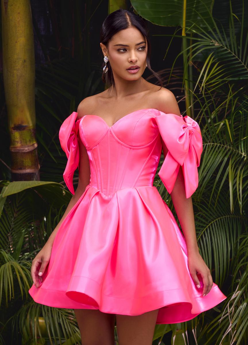 Puff Sleeve Homecoming Dresses | Terry Costa Puff Sleeve Homecoming Dresses | Terry Costa