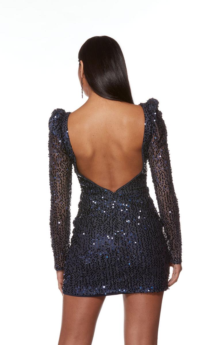 Alyce Long Sleeve Homecoming Dress 4789 Alyce Long Sleeve Homecoming Dress 4789