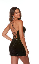 Alyce Paris Lace-up Back Homecoming Dress 4797