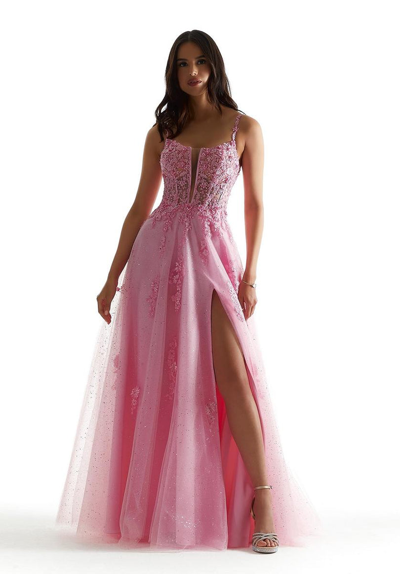 Morilee Tulle A-Line Prom Dress 48005