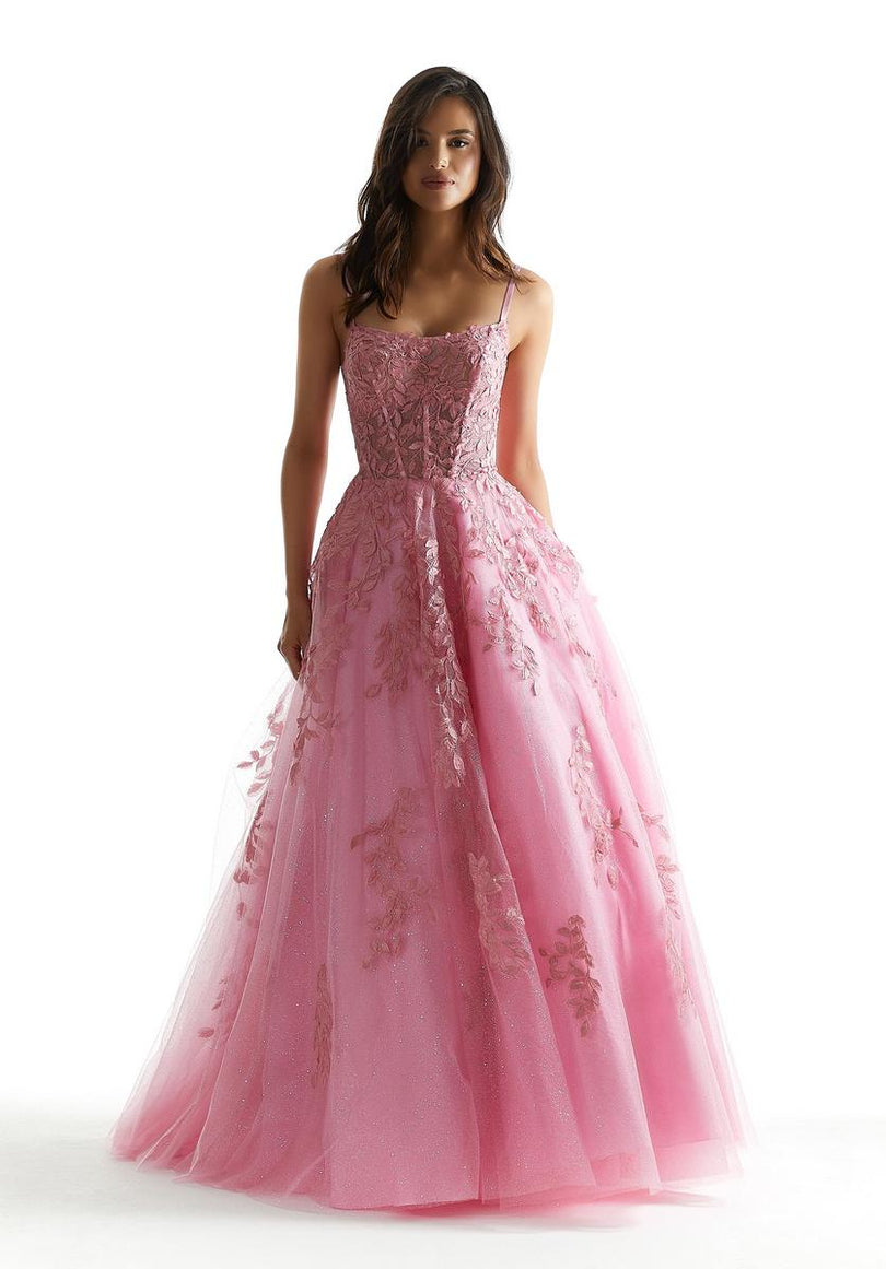 Morilee Long Glitter Prom Dress 48047