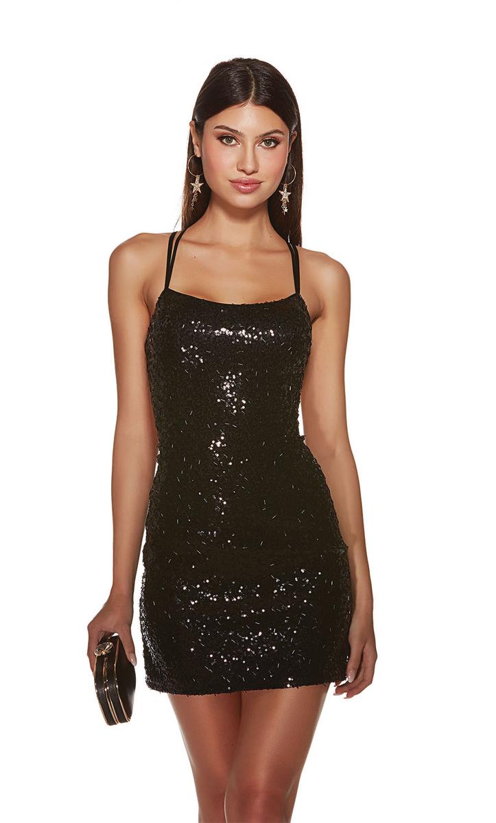 Alyce Paris Sequin Homecoming Dress 4809 Alyce Paris Sequin Homecoming Dress 4809