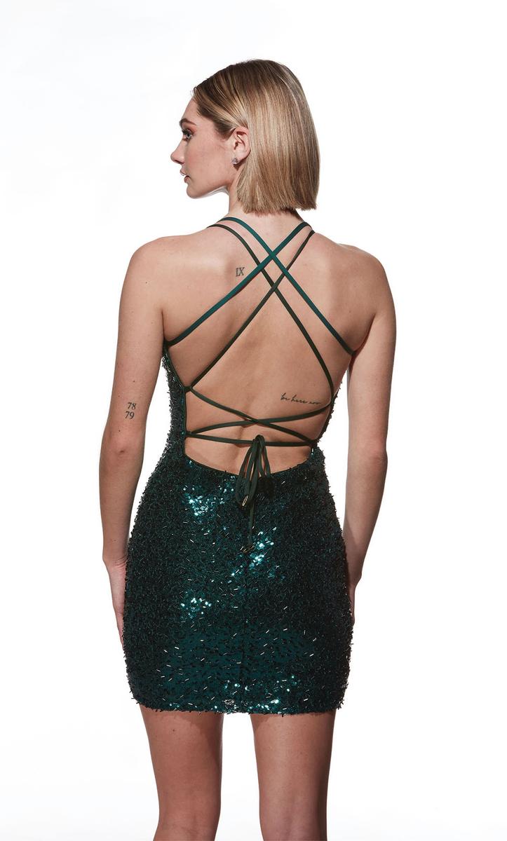 Alyce Paris Lace-up Back HoCo Dress 4810 Alyce Paris Lace-up Back HoCo Dress 4810
