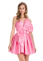 ASHLEYlauren A-Line Bow HoCo Dress 4816