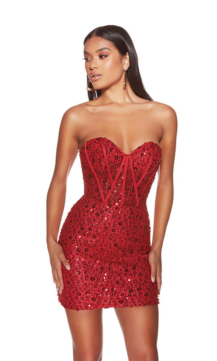 Alyce Paris Sparkly Beaded Homecoming Dress 4825 Alyce Paris Sparkly Beaded Homecoming Dress 4825