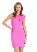 ASHLEYlauren One Shoulder HoCo Dress 4829