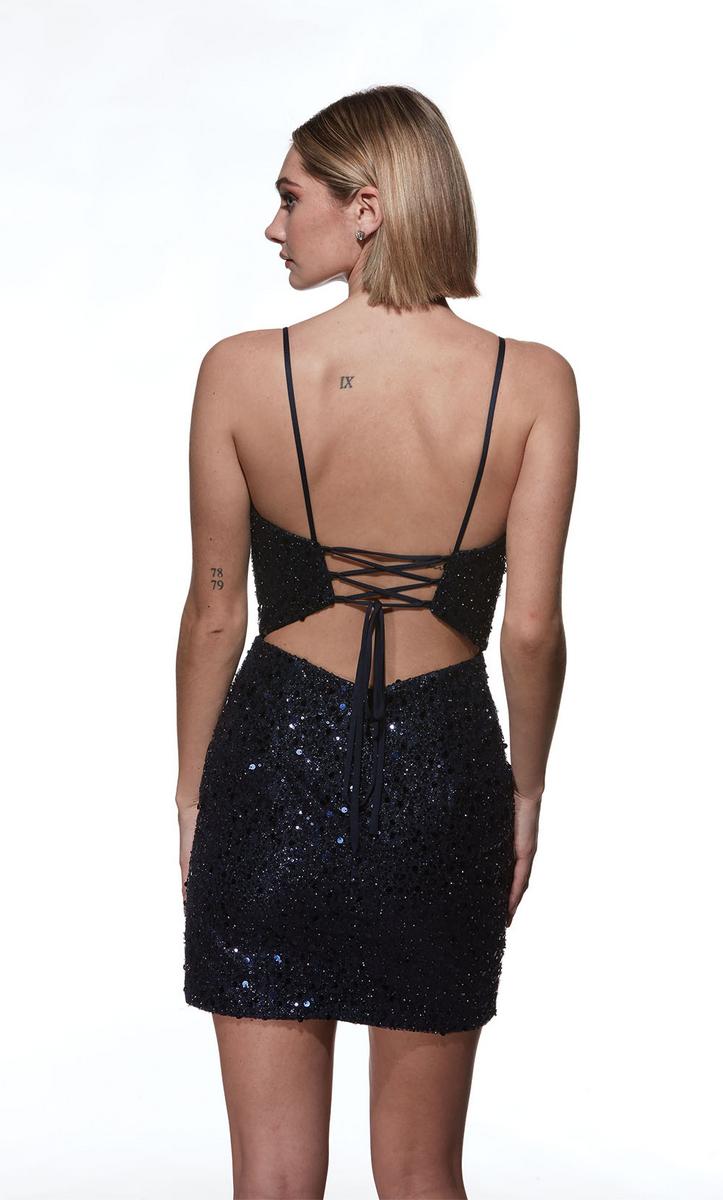 Alyce Paris Sequin Corset Homecoming Dress 4829 Alyce Paris Sequin Corset Homecoming Dress 4829