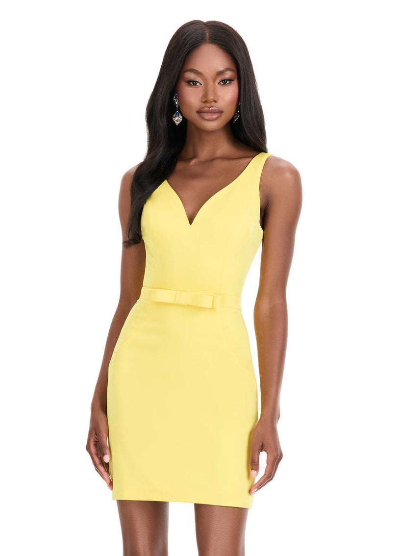ASHLEYlauren Bow Waist HoCo Dress 4835