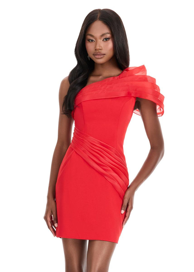 ASHLEYlauren One Shoulder HoCo Dress 4839