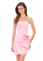 ASHLEYlauren Strapless Ruffle HoCo Dress 4933