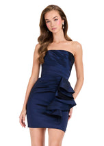 ASHLEYlauren Strapless Ruffle HoCo Dress 4933