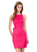 ASHLEYlauren Bow Short Cocktail Dress 4948