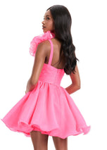 ASHLEYlauren One Shoulder A-Line HoCo Dress 4958