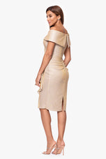 Xscape Evenings Dress "Lilly" Glitter Ruffle Dress 6762X