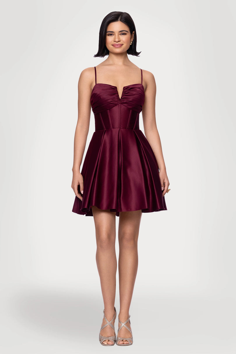 Blondie Nites Short A- Line Corset Dress 5107BN