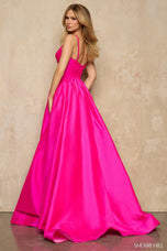 Sherri Hill Strapless Keyhole Prom Dress 57505