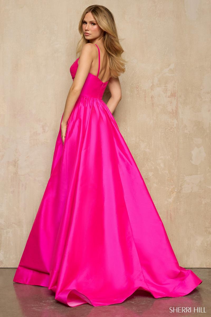 Sherri Hill Strapless Keyhole Prom Dress 57505
