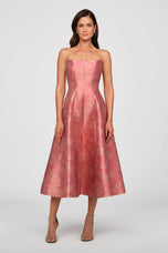 Kay Unger "Quincy" Tea Length Dress 55116290