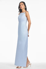 Sachin & Babi "Pryce" High Neck Column Gown