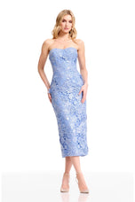 Dress The Population Strapless Midi Dress DDR036
