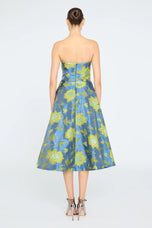 Theia Strapless Short Cocktail Dress 88113683