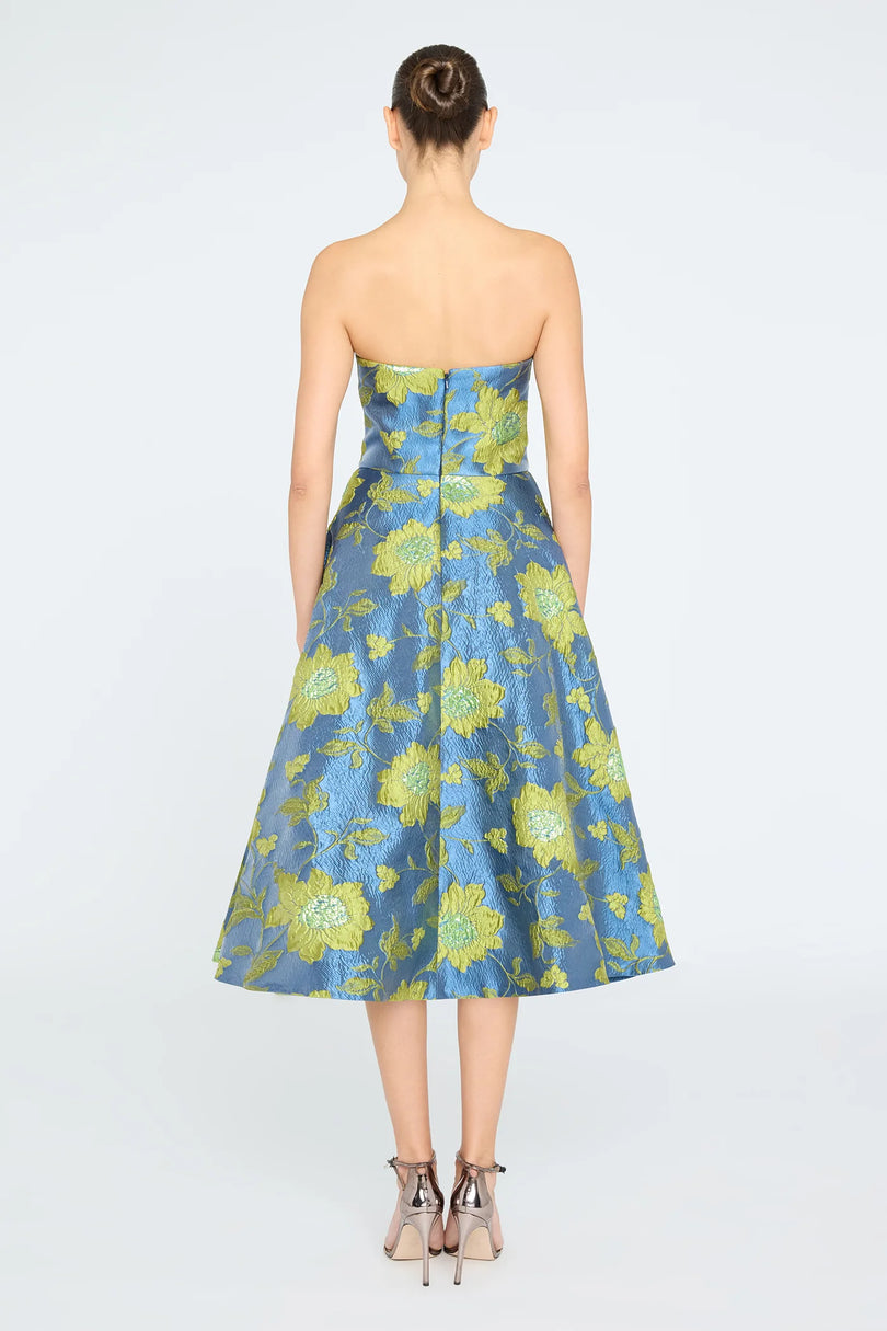 Theia Strapless Short Cocktail Dress 88113683