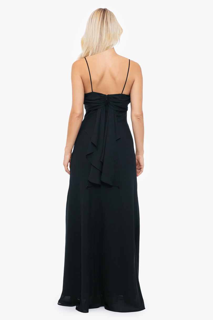Betsy & Adam Cowl Neck Prom Dress A5580 Betsy & Adam Cowl Neck Prom Dress A5580