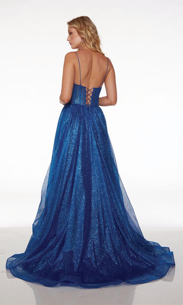 Alyce Glitter Illusion Prom Dress 61600 Alyce Glitter Illusion Prom Dress 61600