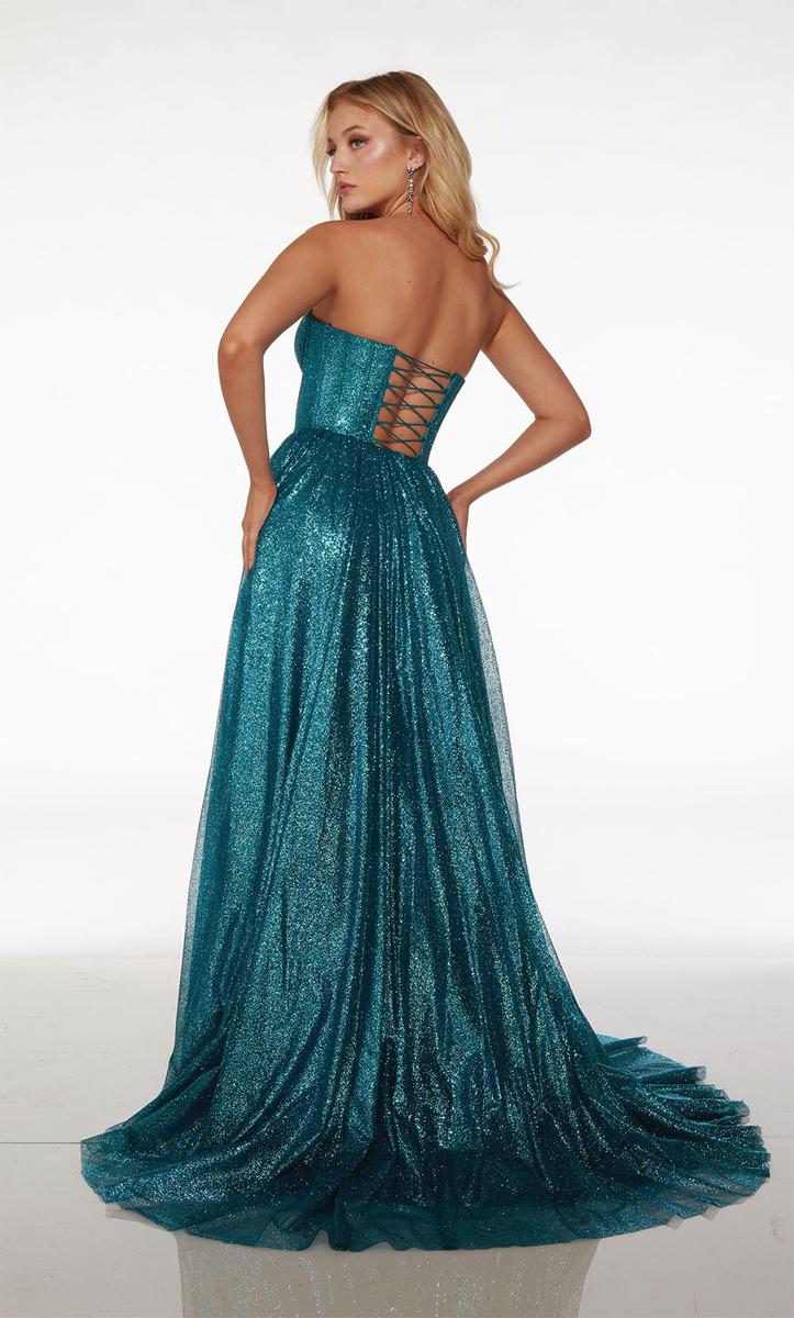 Alyce Glitter Corset Prom Dress 61601 Alyce Glitter Corset Prom Dress 61601