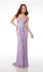 Alyce Sequin Long Prom Dress 61612