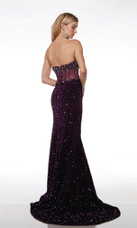 Alyce Veilvet Sequin Prom Dress 61621