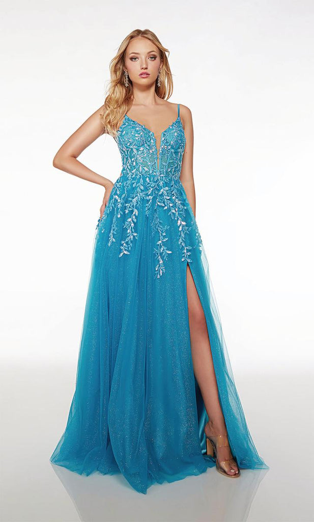 Alyce Corset Lace Prom Dress 61623