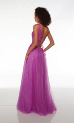 Alyce One Shoulder Lace Prom Dress 61624