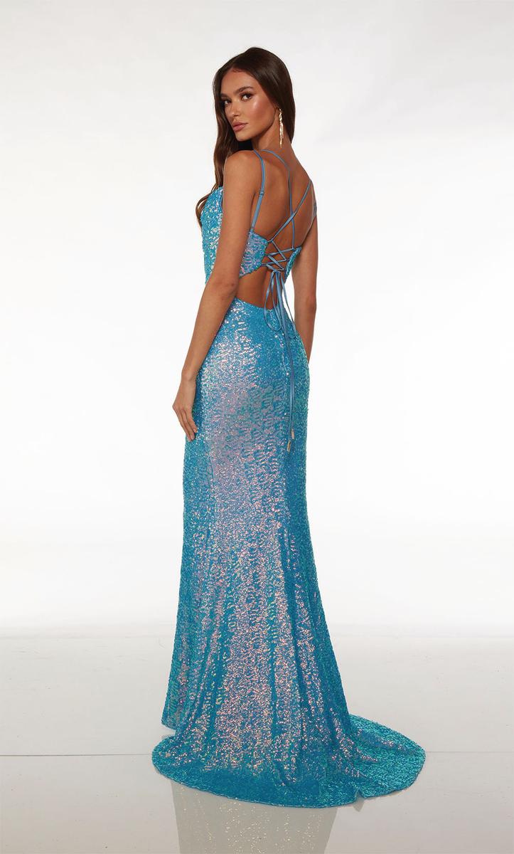 Alyce Paris Sequin Cowl Neck Prom Dress 61626 Alyce Paris Sequin Cowl Neck Prom Dress 61626