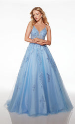Alyce A-Line Corset Prom Dress 61633