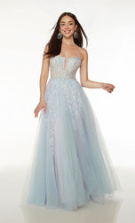 Alyce A-Line Tulle Prom Dress 61635