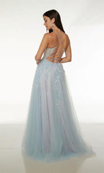 Alyce A-Line Tulle Prom Dress 61635