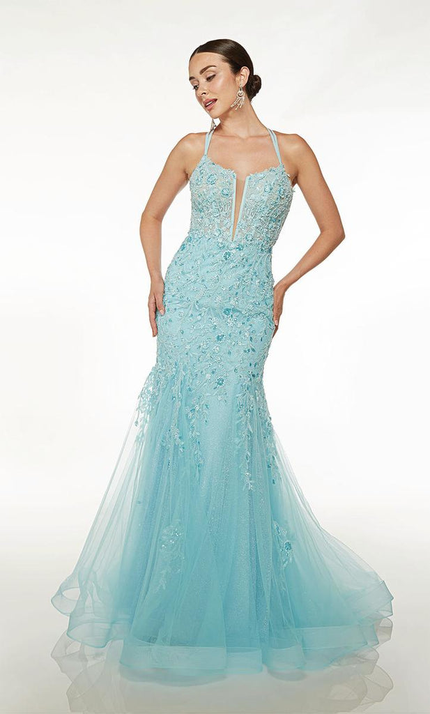 Alyce Paris Fit and Flare Corset Prom Dress 61640