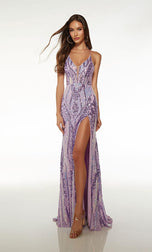 Alyce Paris Long Sequin Prom Dress 61658