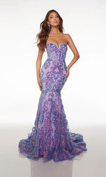 Alyce Paris Sequin Mermaid Prom Dress 61663