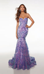 Alyce Paris Sequin Mermaid Prom Dress 61663